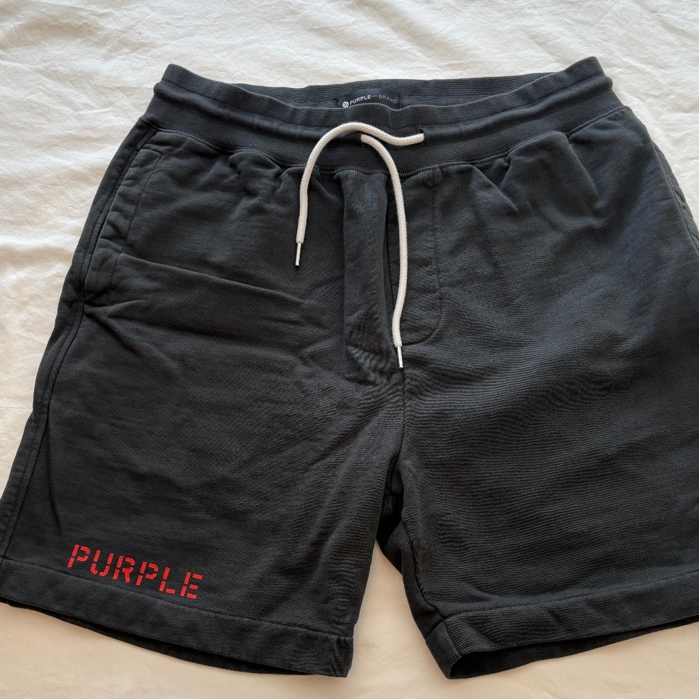 purple brand shorts